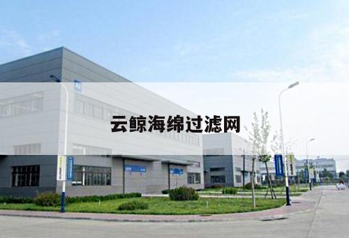 云鯨海綿過濾網(wǎng)